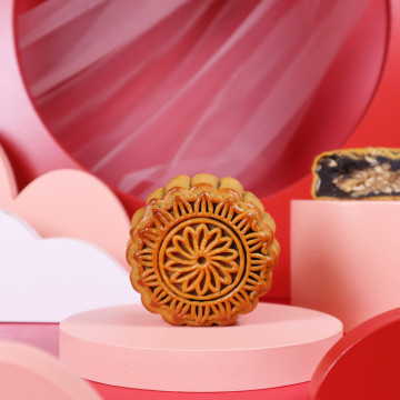 Black Sesame Walnut Traditional Mooncake